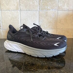 HOKA One One W ARAHI 6‎ Black White Running Walking 12B 1123195